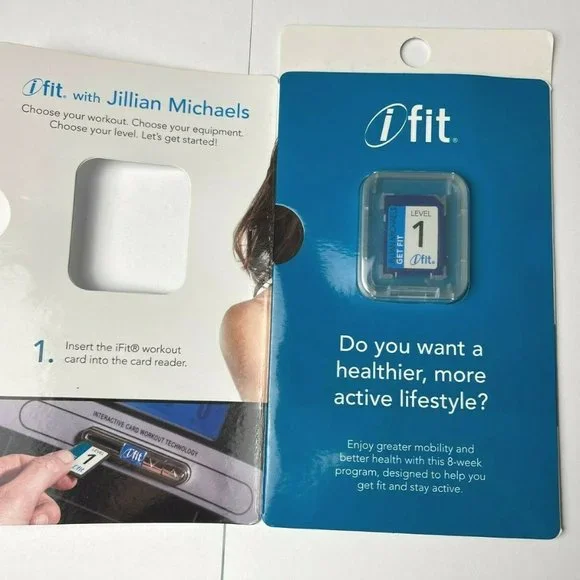 iFit Jillian Michaels Get Fit Level 1 SD Card Workouts Treadmill Elliptical Bike - Picture 4 of 5